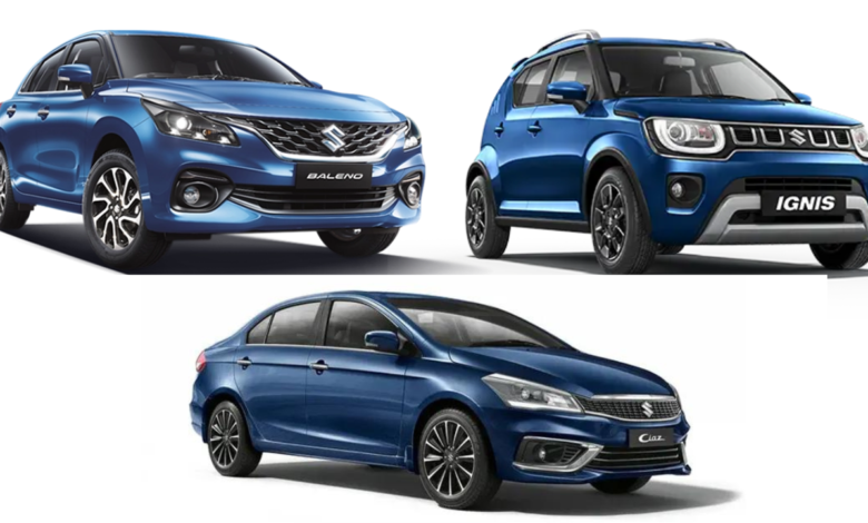 Maruti Suzuki: Maruti Suzuki Baleno, Ignis, Ciaz get discounts of up to Rs 65,000 in September 2023