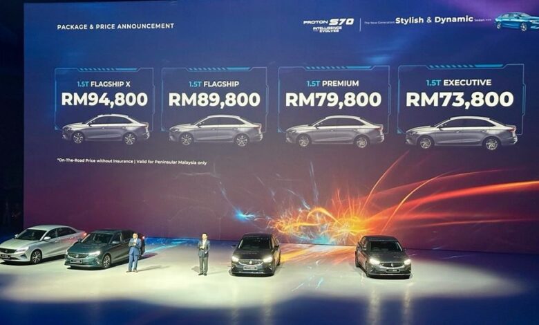 2024 Proton S70 launched - All-new C-segment sedan starting from a B-segment friendly RM74k! - Auto News