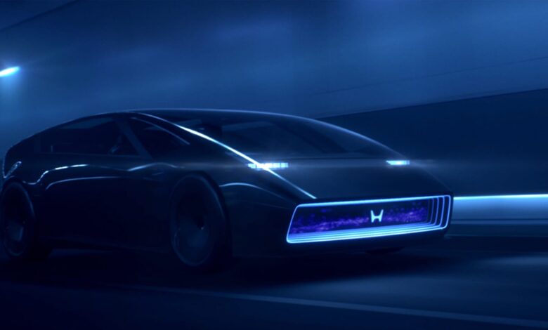 Honda teases new EVs with Space-Hub, Saloon concept cars