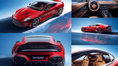 Aston Martin unveils new Vanquish sports car with V-12 engine