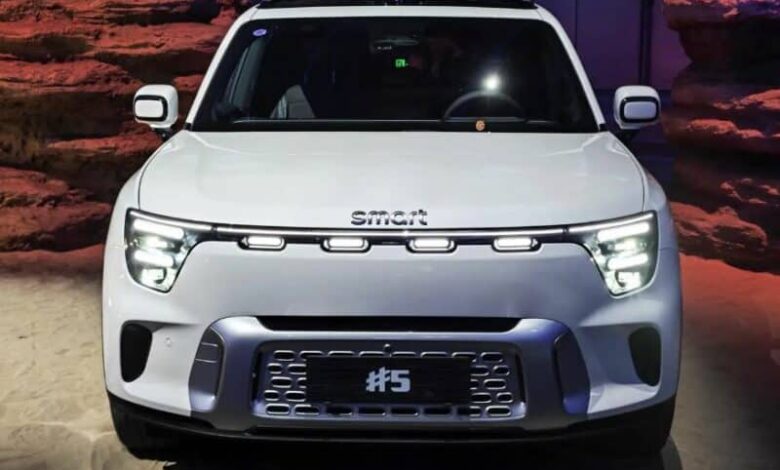 Smart #5 all-electric SUV starts pre-sale at 35,000 USD