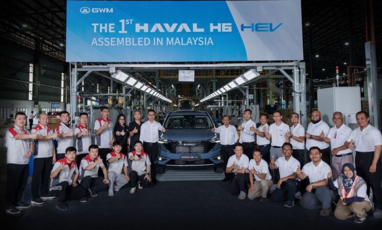 Ahead of October '24 launch, CKD examples of GWM Haval H6 HEV rolls off Melaka production line - Auto News