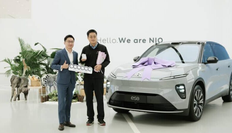 Nio reached 600,000 cars delivery milestone